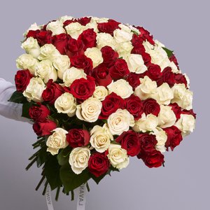 101 эквадорская роза 60 см.