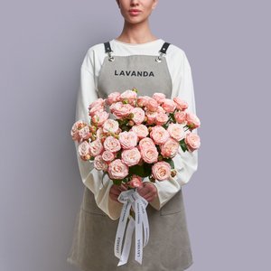 Букет кустовых роз для вазы