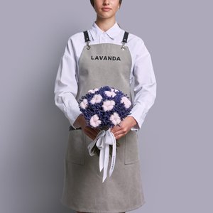 Лаванда с розовым хлопком