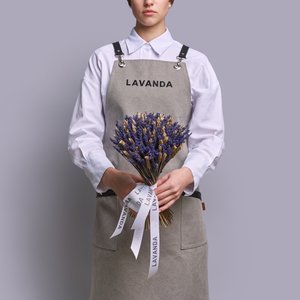 Букет сухоцветов лаванды и пшеницы