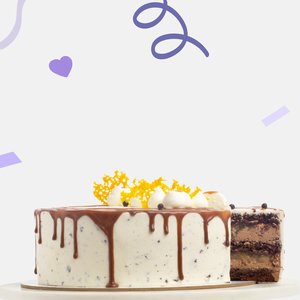 Торт "Шоколадно-банановый" 1.2 кг.