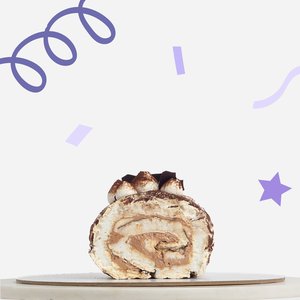 Меренговый рулет "Шоколадный крем-пломбир" 200 гр.