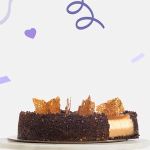 Чизкейк «Карамель-фундук» 1.2 кг.