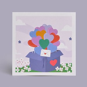 Открытка "С Днем Влюбленных!"