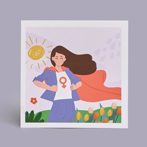 Открытка "Подруге"