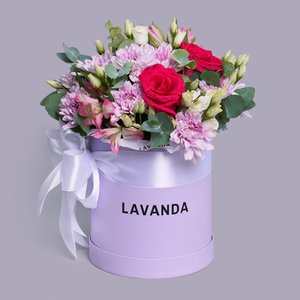 Лавандовая коробочка воздушных цветов