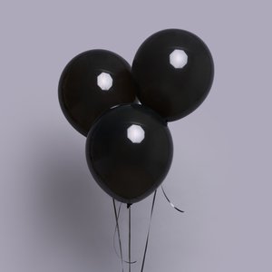 Черный шар с гелием