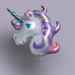 "Единорог" фольгированный шар с гелием