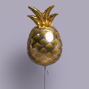 "Ананас" фольгированный шар с гелием