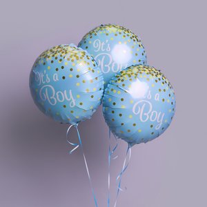 "Это мальчик" фольгированный шар с гелием