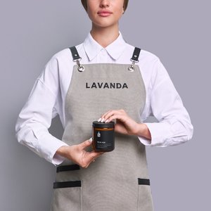 Свеча в темной банке 240 мл.