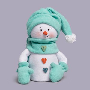 Бирюзовый снеговик