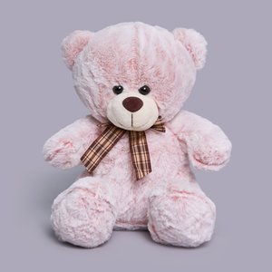 Розовый плюшевый мишка