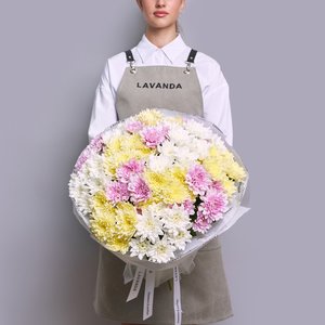 Облако нежных хризантем