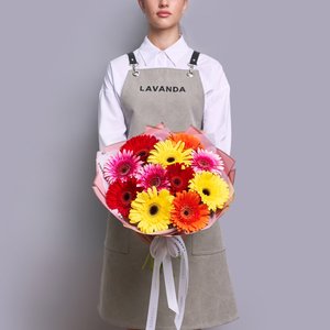 Букет ярких гербер