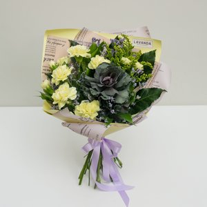 Лимонный букет с брасикой