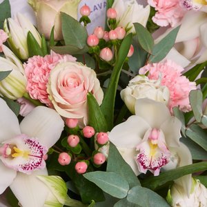 Весенний букет нежных цветов