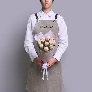 Букет нежных пионовидных тюльпанов