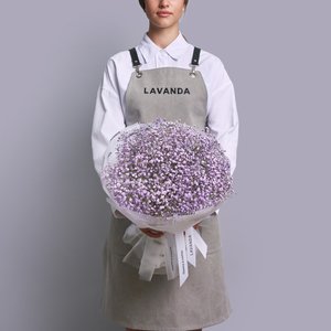 Воздушные фиолетовые гипсофилы