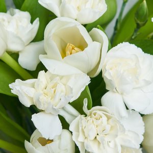 Белый сборный букетик