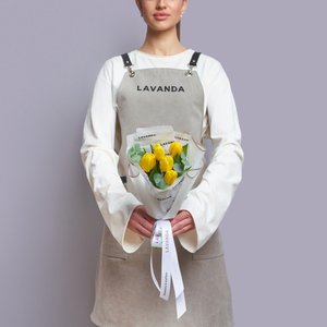 Букетик желтых тюльпанов