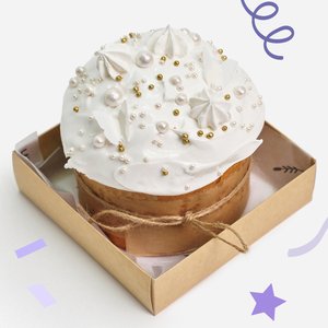 Пасхальный кулич с цукатами и изюмом 400гр