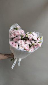 Нежный розовый букет